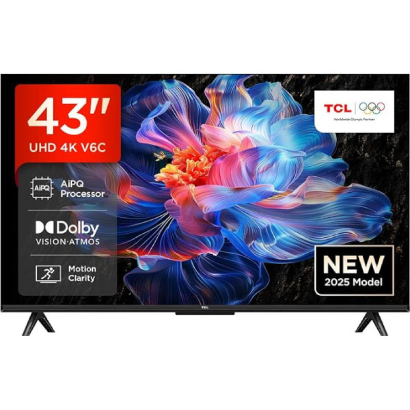 TCL 4K HDR viedtelevizors (43V6C)