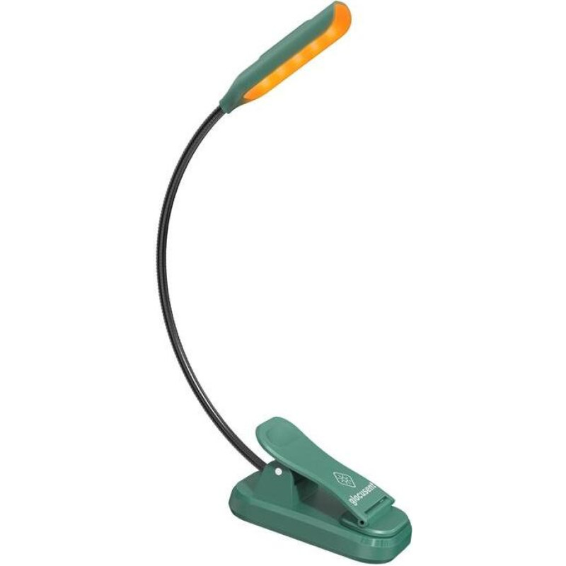 Glocusent Wireless lamp Glocusent mini GLCSNTBL102G clip-on book light, USB-C Green