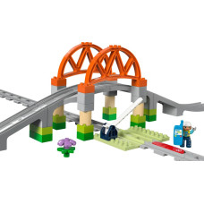 Lego DUPLO TOWN 10426 Tilts un dzelzceļa sliedes - paplašinājuma komplekts