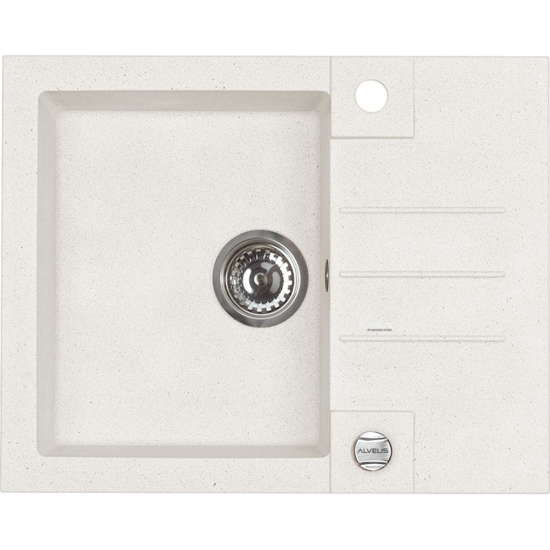 Alveus Granitinė plautuvė Alveus Rock 30 11, balta