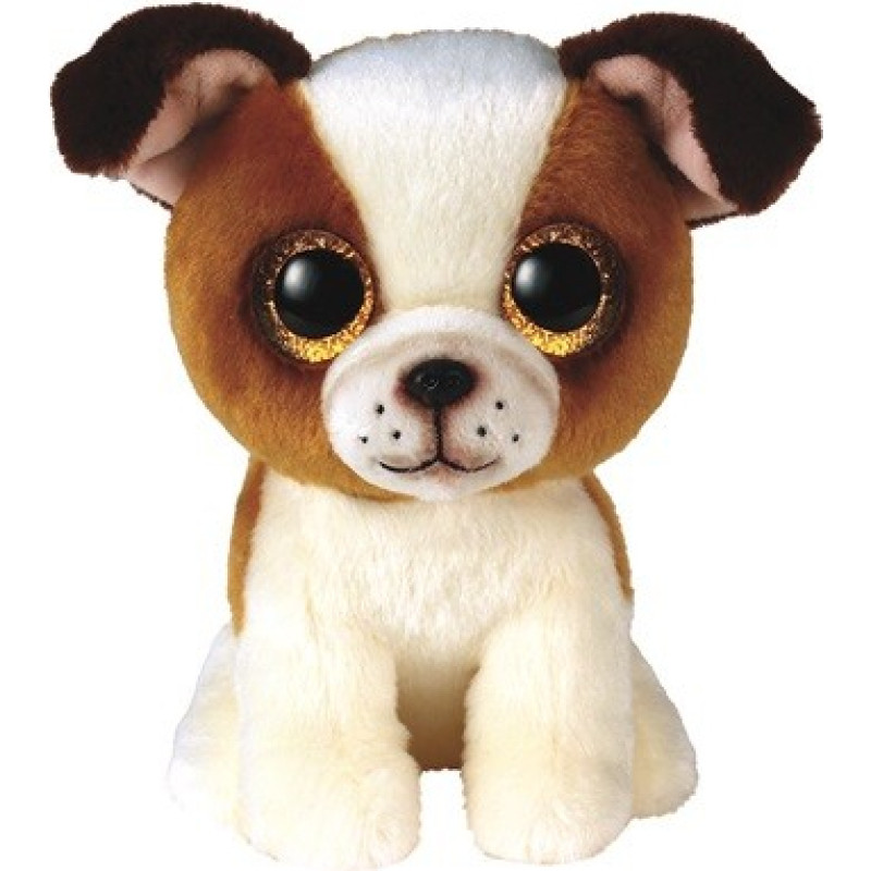 Meteor Plush toy TY Hugo Dog brown and white 15 cm