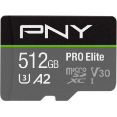 PNY MicroSDXC Elite 512GB P-SDUX512U3100PRO-GE