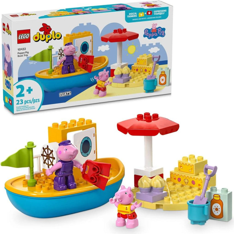 Lego DUPLO 10432 Peppa Pig laivu brauciens