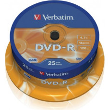 Verbatim DVD-R 16x 4.7GB 25P CB 43522