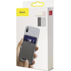 Baseus Tool Card Bag Back stick silicone French Gray (ACKD-B0G)
