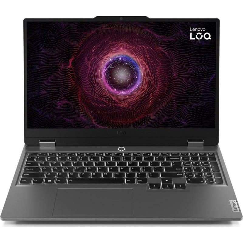 Lenovo LOQ 15ARP9 AMD Ryzen&trade; 7 7435HS Laptop 39.6 cm (15.6") Full HD 16 GB DDR5-SDRAM 512 GB SSD NVIDIA GeForce RTX 4050 Wi-Fi 6 (802.11ax) Grey