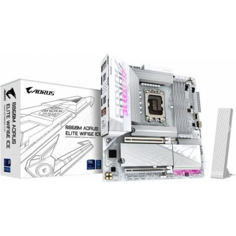 Gigabyte Motherboard B860M A ELT WF6E ICE