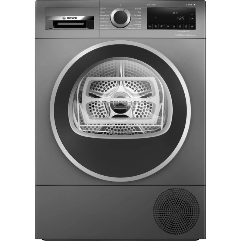Bosch Džiovyklė su &scaron;ilumos siurbliu BOSCH Serija 6, WQG2450RDN, 9 kg