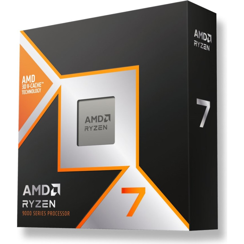 AMD Ryzen 7 9800X3D processor 4.7 GHz 104 MB L2 & L3 (100-100001084WOF) Box