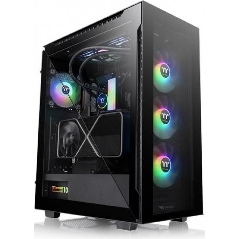 Thermaltake Divider 500 ARGB Tempered Glass Bla