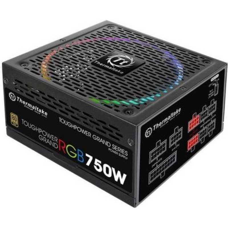Thermaltake Power supply -Toughpower Grand RGB Sync 750W Mod.(80+ Gold, 4xPEG, 140mm)