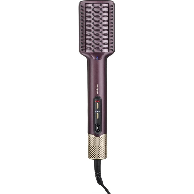 Babyliss Air Power AS6400E hair styling tool Straightening brush Airflow Maroon 900 W 2.5 m
