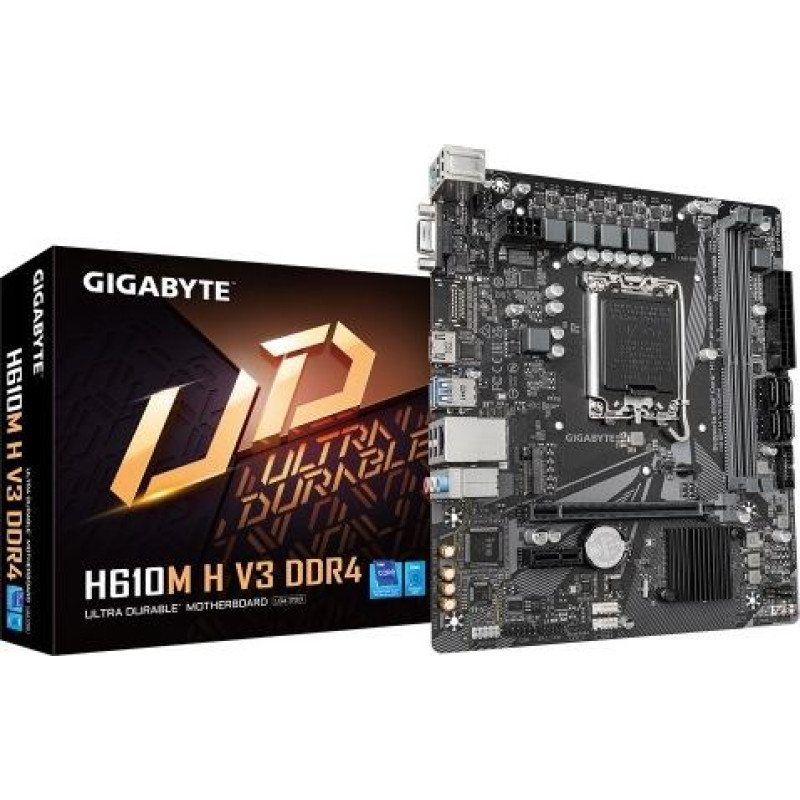 Gigabyte H610M H V3 DDR4 s1700 2DDR4 HDMI USB mATX