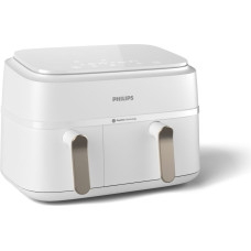 Philips 3000 series NA353/10 fryer Double 9 L Stand-alone 2750 W Hot air fryer Silver, White