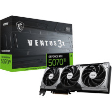 MSI Karta graficzna MSI GeForce RTX 5070 Ti Ventus 3X OC 16GB GDDR7 DLSS4