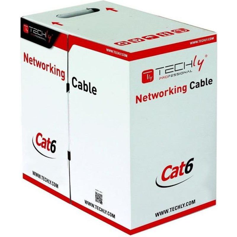 Techly Skrętka, UTP, Cat 6, CCA, 305m, szary (022823)