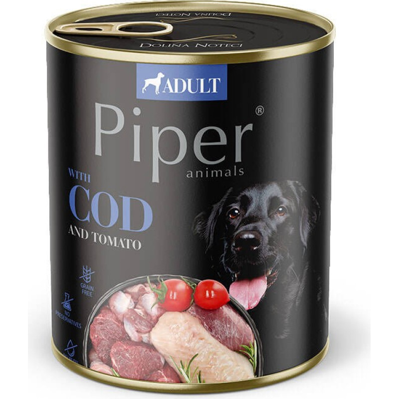Dolina Noteci Piper with cod - Wet dog food 800 g