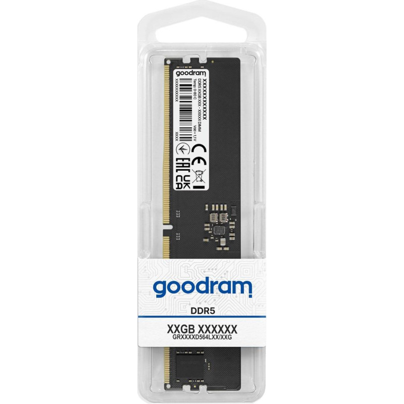 Goodram GR4800D564L40S/8G memory module 8 GB 1 x 8 GB DDR5 4800 MHz