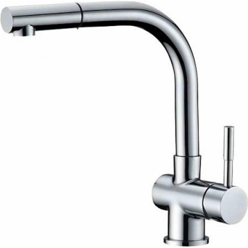 Bluewater Virtuvinis maišytuvas su dušu Blue Water Lira chromas