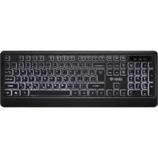 Yenkee Keyboard Backlit quiet USB with low-profile keys