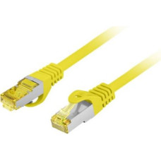 Lanberg Patchcord kat.6a S/FTP CU 0.25m PCF6A-10CU-0025-Y