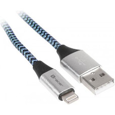 Tracer Cable USB 2.0 iPhone AM lightning 1,0m black-blue
