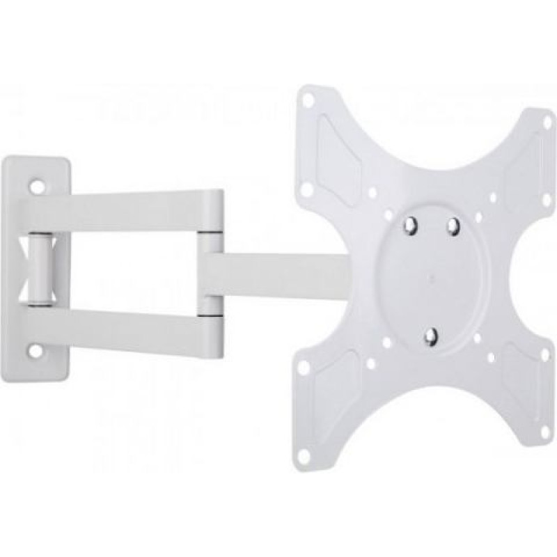 Techly Wall mount for TV LCD/LED/PDP double arm 19-37'' 25 kg VESA white