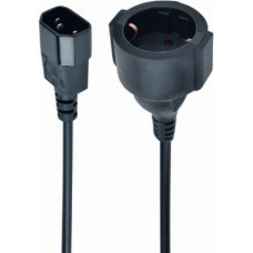 Gembird Power Adapter Cord IEC320 C14->SCHUKO 15cm