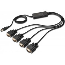 Digitus USB 2.0 to 4x RS232 Cable