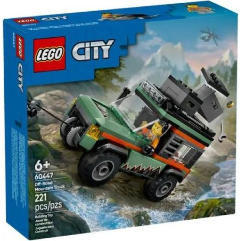 Lego City 60447 Bezceļu 4x4 kalnu kravas automašīna