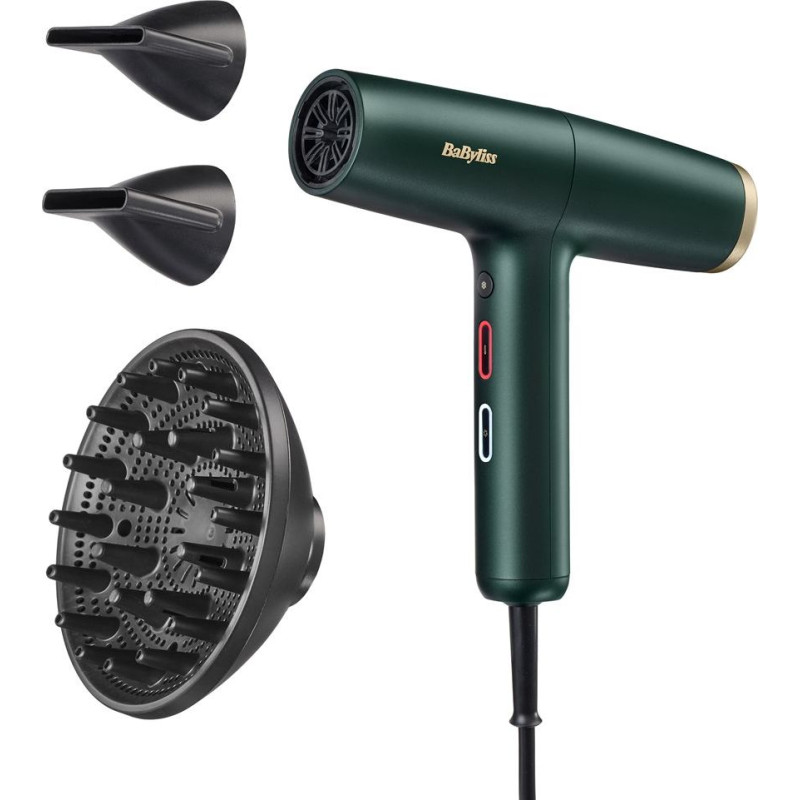 Babyliss Air Power Pro hair dryer 1700 W Gold, Green