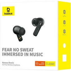Baseus Earphone Bluetooth Bowie E19 TWS Earphones, BT 5.3, ENC, IPX5, Black EU (A00069600113-00)