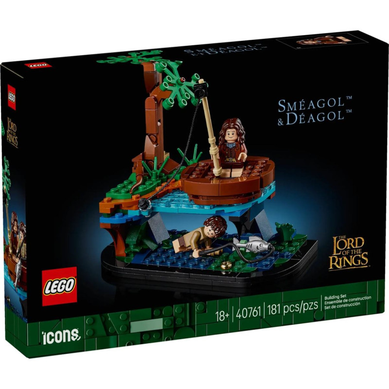 Lego ICONS 40761 The Lord of the Rings: Sm&eacute;agol and D&eacute;agol