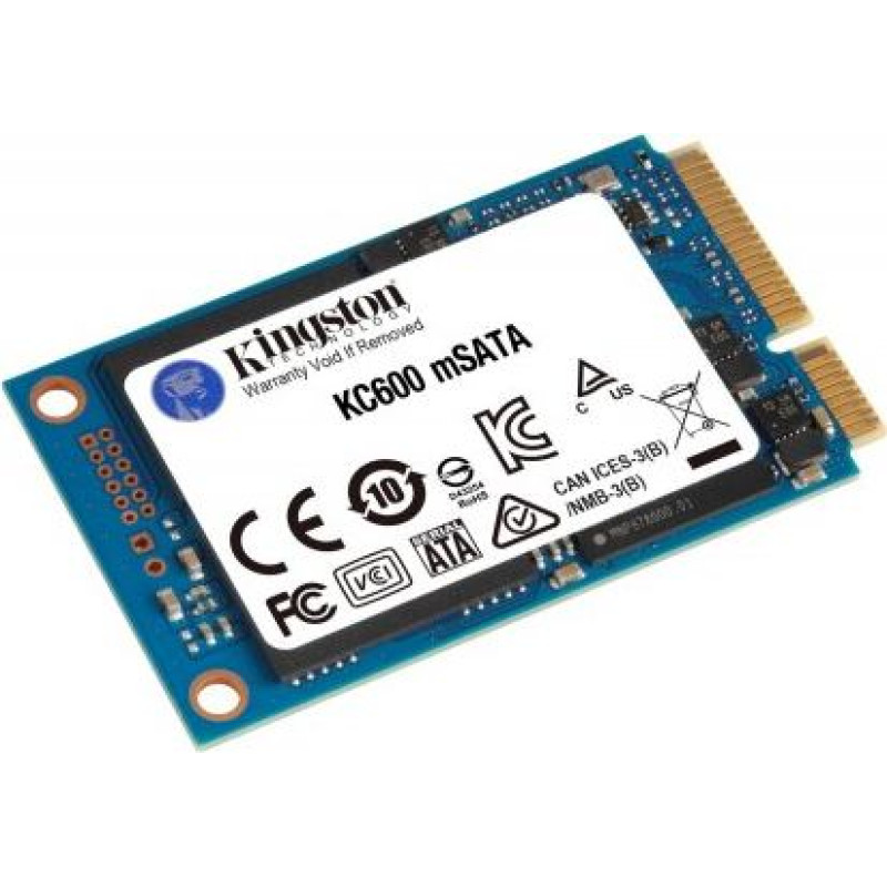 Kingston SKC600 256GB mSATA 550/500 MB/s