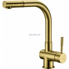 Bluewater Virtuves jaucējkrāns ar izvelkamu &scaron;ļūteni Blue Water Lira, antīks misiņ&scaron;.