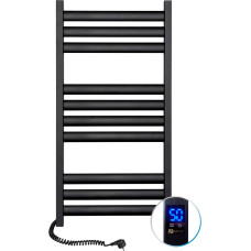 Navin Elektriskais dvieļu žāvētājs Ellipse 500*1000 Sensor, kreisais, melns, 12-245153-5010.