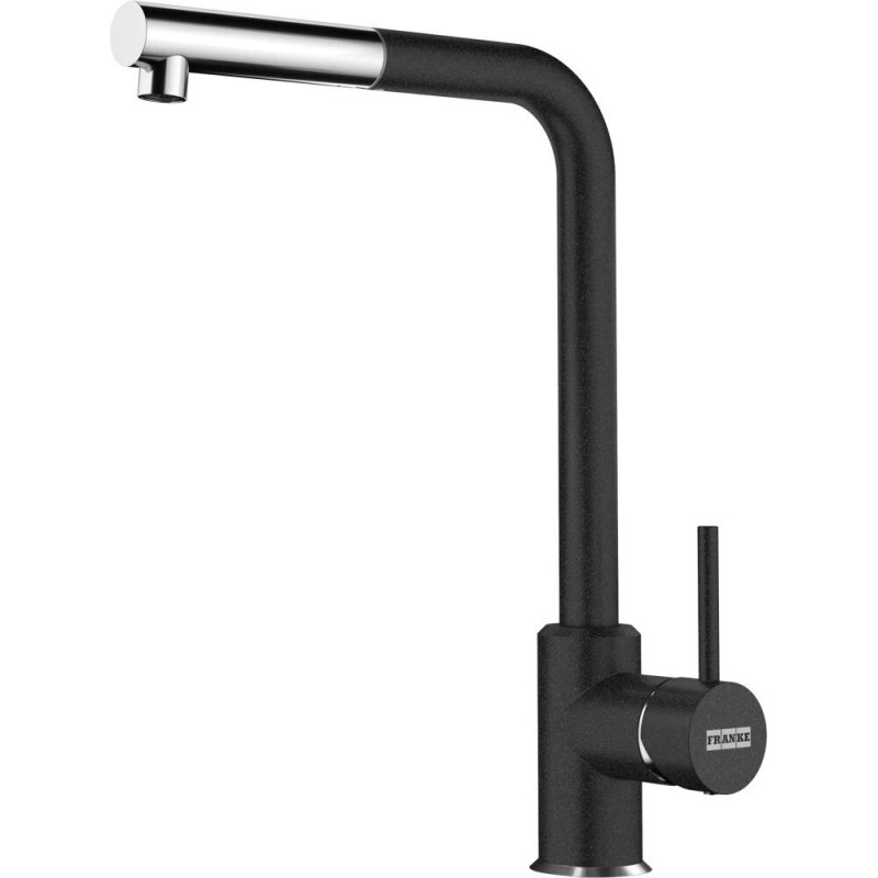 Franke Jaucējkrāns izlietnei Sirius, hromēts/melnā krāsā, 115.0668.279