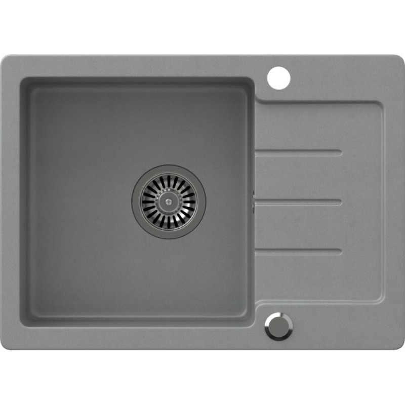 Quadron Virtuves izlietne JOHNNY 116 HCQJ6044SZK, pelēka