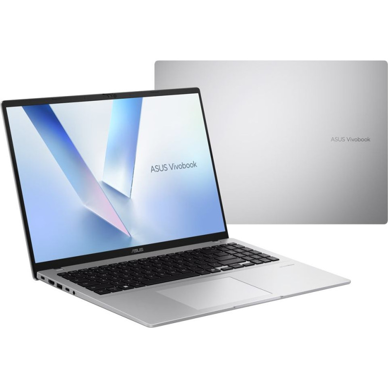 Asus Vivobook 16 M1607GA-MB003W Ryzen AI 7 445 16.0" WUXGA IPS-level display 60Hz 300 nits AG 16GB DDR5 512GB SSD Radeon Graphics WLAN + Bluetooth 1080p webcam 42Wh battery Windows 11 Cool Silver
