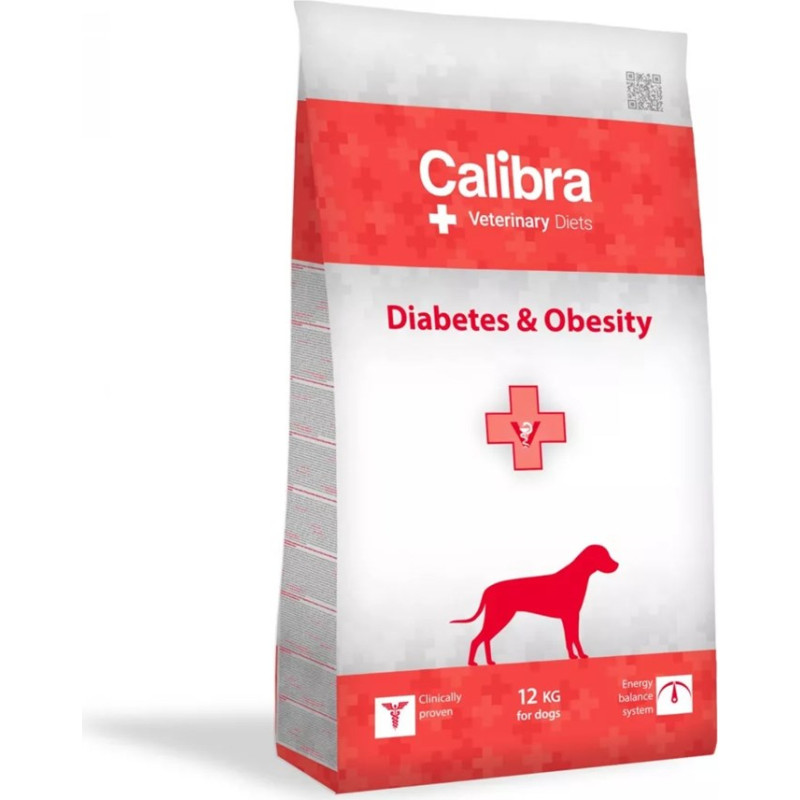 Calibra Veterinary Diets Dog Diabetes&Obesity - dry dog food - 12kg