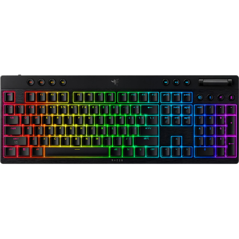 Razer BlackWidow V4 Low-Profile HyperSpeed, Green Switch, US