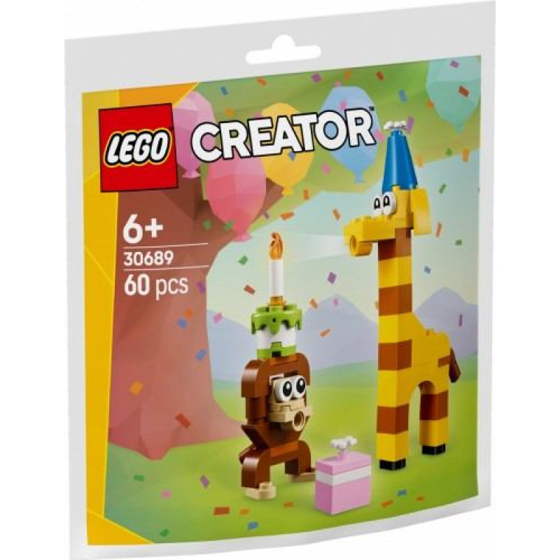 Lego Bricks Creator 30689 Dzimšanas dienas ballītes dzīvnieki