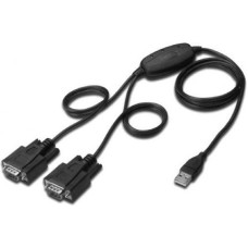 Digitus Cable USB 2.0 adapter to 2xRS232 (COM) (Chipset: FTDI / FT2232H)