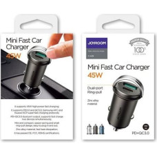 Joyroom Car Charger C+U, 12V/24V, 45W, Black (C-A35)