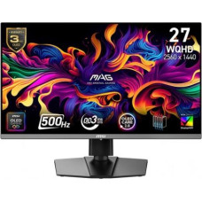 MSI Monitor MAG 272QP QD-OLED X50/26.5 cala/QD-OLED/WQHD/Flat/500Hz/Black