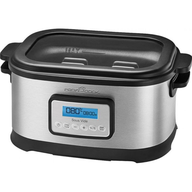 Clatronic ProfiCook PC-SV 1112 8 L 520 W Black, Stainless steel