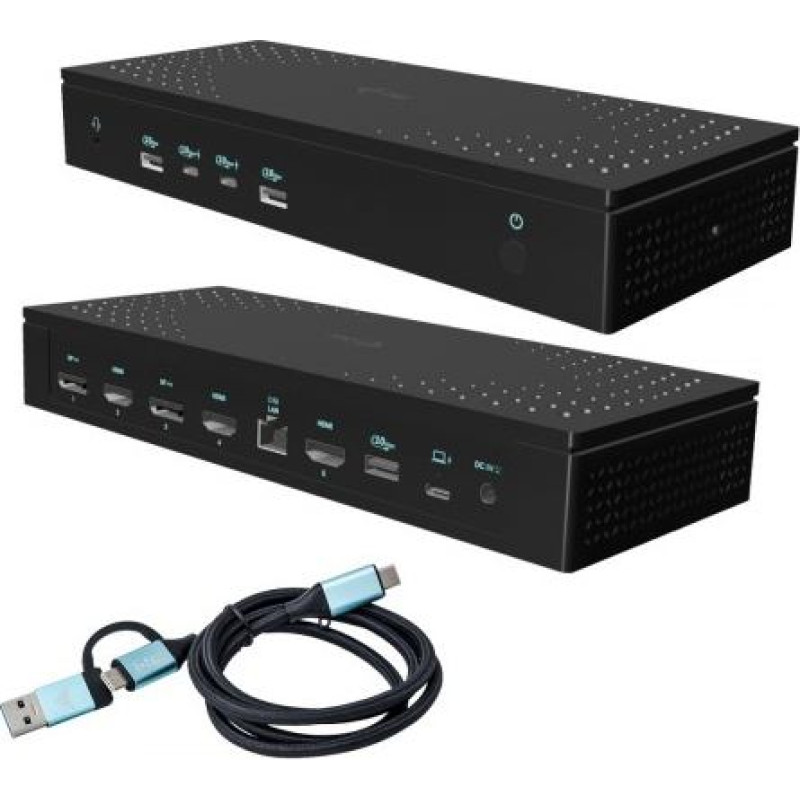 I-Tec Universal 5x 4K/60Hz Display Docking Station + Power Delivery 100W