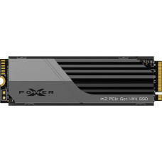 Silicon Power PCIe Gen 4x4 XS70 Internal solid state drive SSD 1TB M.2 2280 NVMe 1.4 (SP01KGBP44XS7005) Black, Grey