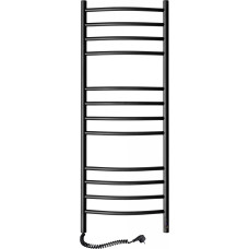 Navin Elektriskais dvieļu žāvētājs Kamelia 480*1200, ar sensoru un taimeri, kreisā puse, melns, 12-207133-4812.