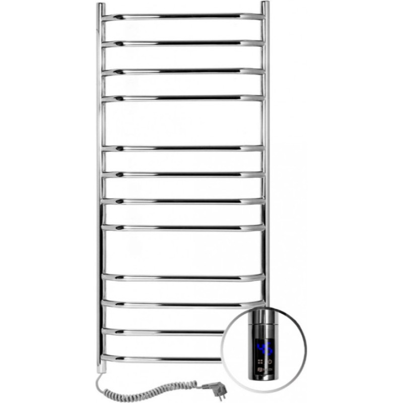 Navin Elektriskais dvieļu žāvētājs, krāsa: zila, 480*1200, ar sensoru un taimeri, kreisā puse, 10-006133-4812.